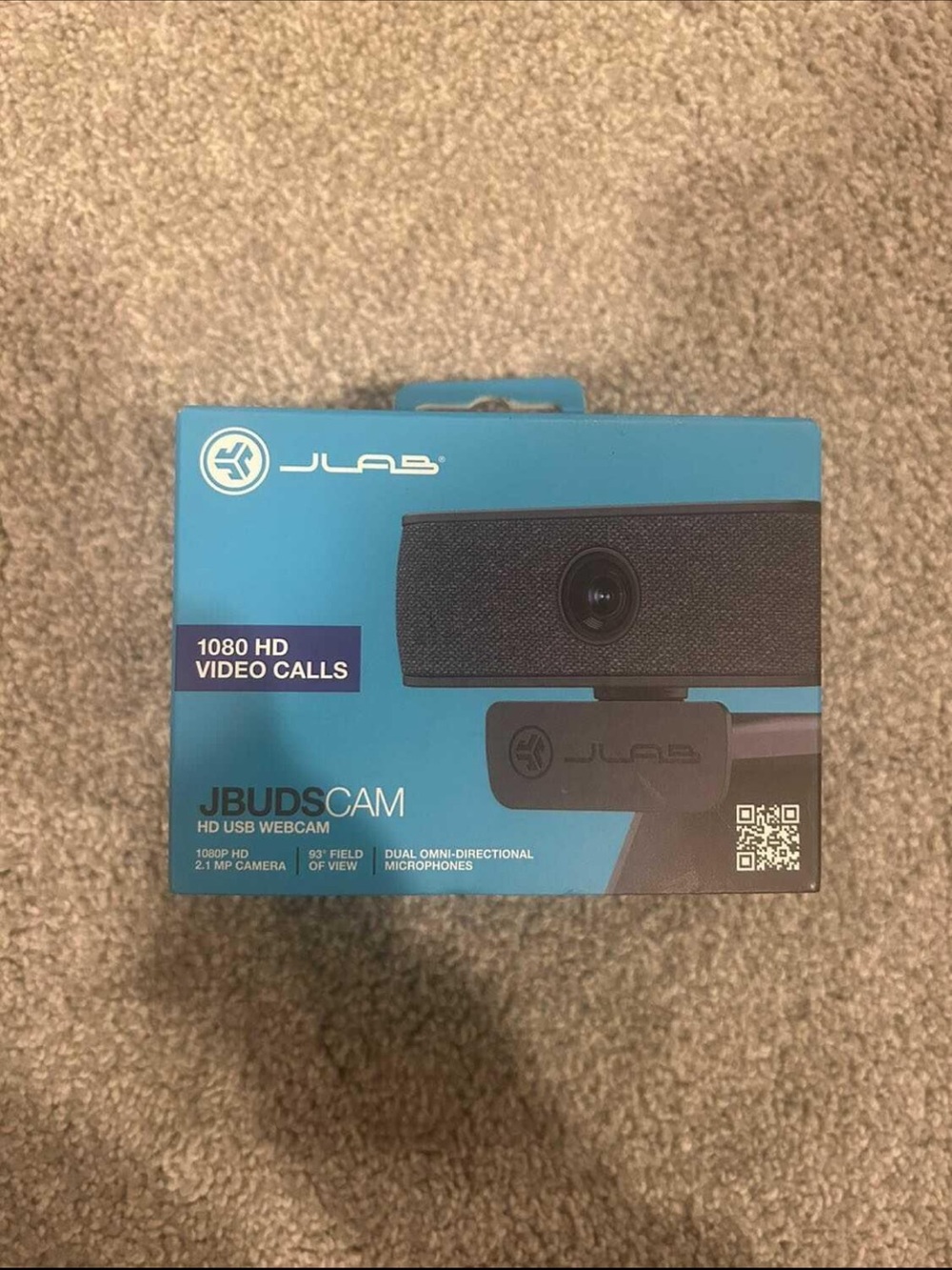 JLab JBudsCam 1080p HD USB Webcam - Black